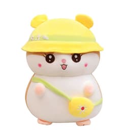 image-Moren Story Pink Hamster Plush Toy - Soft Doll Gift for Kids