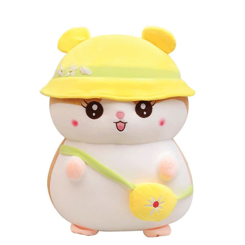 image-Moren Story Pink Hamster Plush Toy - Soft Doll Gift for Kids
