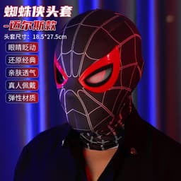 image-Spider-Man Hood - Movable Eyes - Red