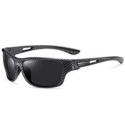 image-AORON Polarized Sports Sunglasses - Yellow Lens Black Frame