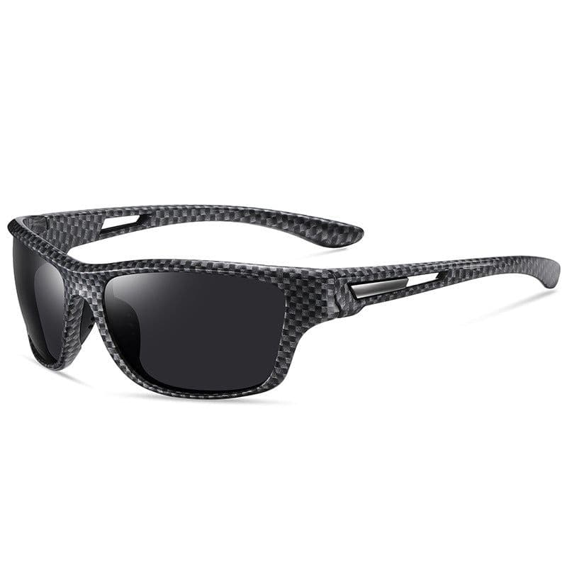 image-AORON Polarized Sports Sunglasses - Yellow Lens Black Frame