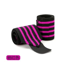 image-Sports Compression Wrist Wraps - Men's & Women's Elastic Wrist Guards 53CM White Red Stripe