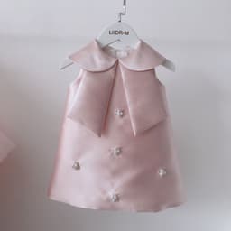 image-Girls Princess Dress - Powder Pink Spring 3-8Y