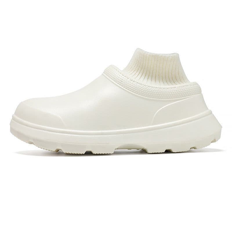 image-Men's Waterproof Kitchen Shoes, Non-Slip Rain Boots, EVA Foam Sole, Size 44-45