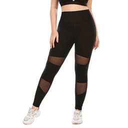 image-Plus Size Yoga Suit with Sports Bra - Tight Fit