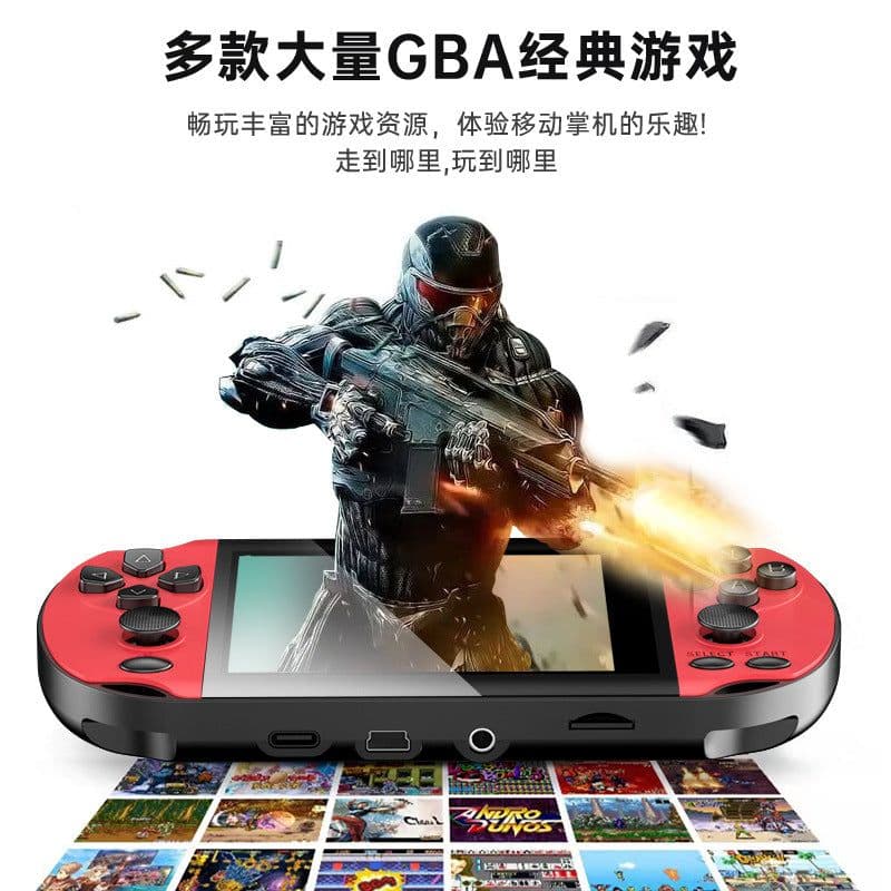 image-3.5" Handheld Game Console - 64-bit Retro Arcade GBA NES