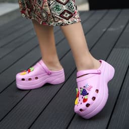 image-Teacup Mouse Clogs - White EVA Sole Korean Style