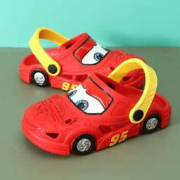 image-Crocs Boys' Cartoon Slippers - Summer Anti-Slip Sandals 1-3 Years