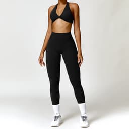 image-Zechuang Women's Yoga Set - Quick-Drying Fitness Sportswear