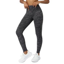 image-Foreign trade European and American buttocks printed yoga pants women's hip lifting running fitness nine-point pants nude high-waist tight sports pants