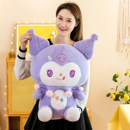image-Kulomi Lolita Princess Plush Toy Doll - PP Cotton Fill, Mesh Bag