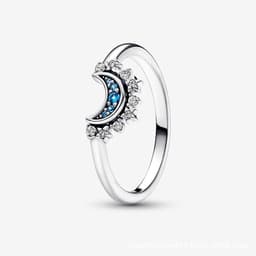 image-Sterling Silver S925 Sun Moon Ring Women