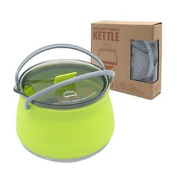 image-Camping Portable Silicone Folding Kettle - 1L Black