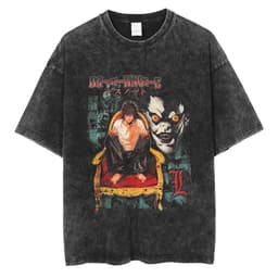 image-Cuifu Anime Print T-Shirt - Dark Retro Short Sleeve