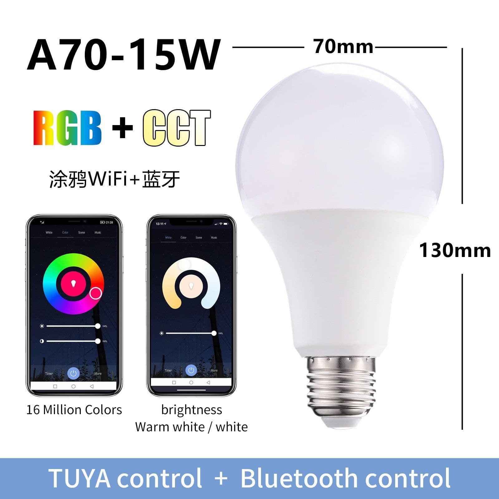 image-Smart graffiti light bulb alexa Google home voice control mobile phone app control wifi smart light bulb