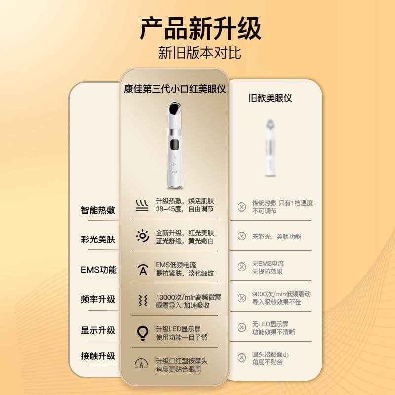 image-Konka/Konjiamei eye instrument eye massager introduces eye cream to reduce fine lines, eye bags and eye circles beauty instrument