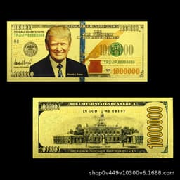 image-Trump Gold Foil Commemorative Card Set