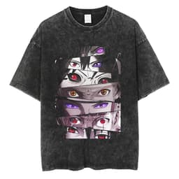 image-Black Cartoon T-Shirt, Breathable, XXXL, Loose Fit, Men's