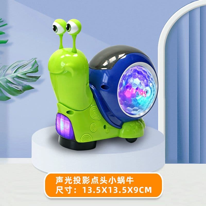 image-Electric Snail Toy - Light Music Kids 4-6 Years