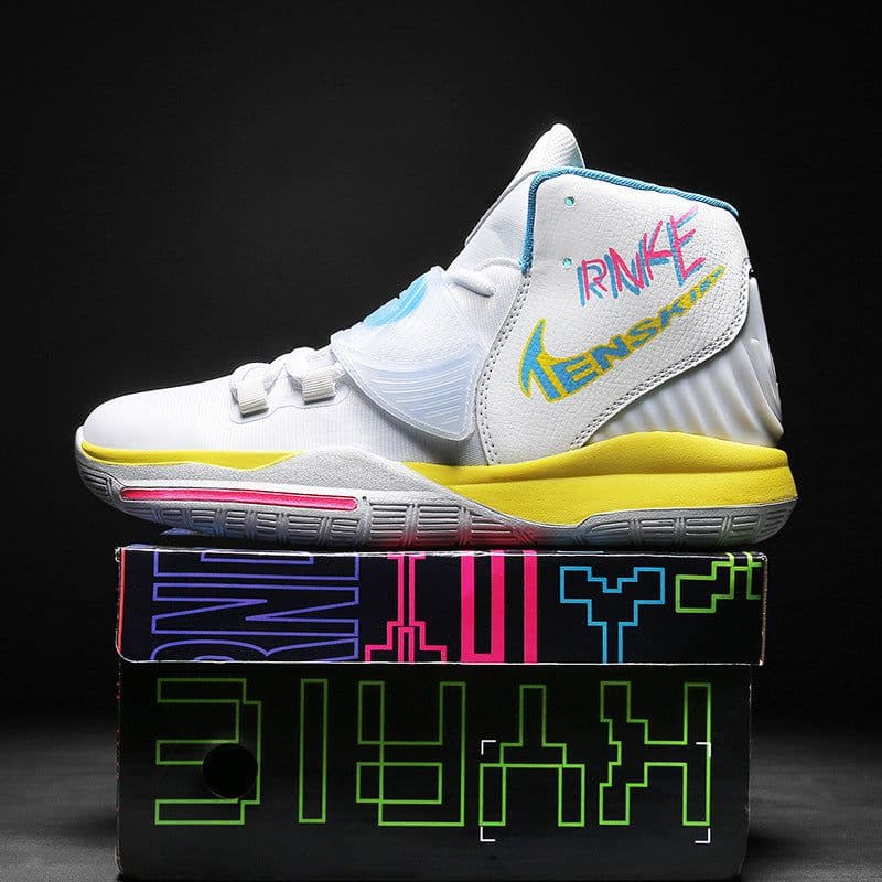 image-7th Generation Basketball Shoes - White Black Size 34