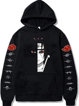 image-Men's & Women's Anime Hooded Hoodie - Large Size