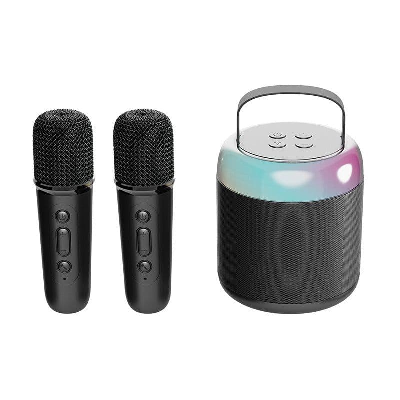 image-Taikoo Bluetooth Karaoke Speaker - 3 Speakers, Waterproof Microphone, 1200-2000mAh