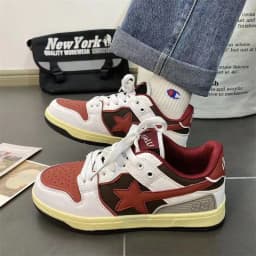 image-Unisex Casual Sneakers - Purple Blue Low Cut