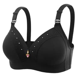 image-Women's Gathered Lift Bra - Milk Ash 36/80 3/4 Cup