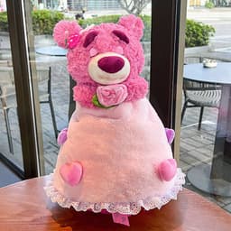 image-Strawberry Bear Plush Doll - Super Soft Short Plush