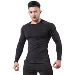 image-Si Ge Tu Fitness Long Sleeve - Gray 3XL Quick Dry