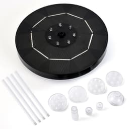 image-3.5W Solar Fountain - RGB Fish Pond Outdoor