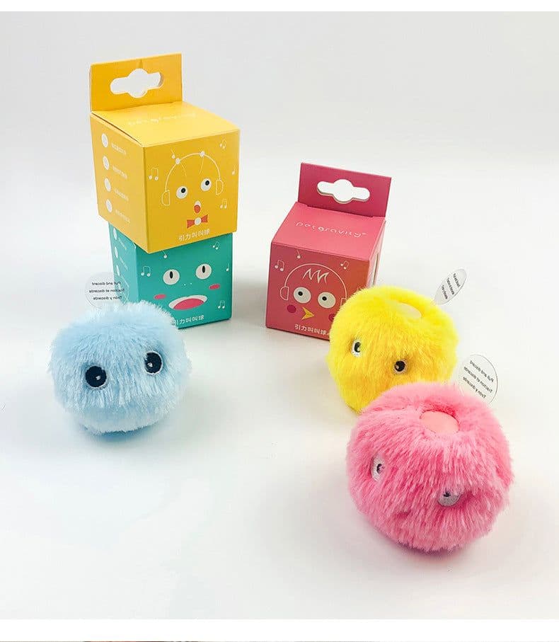 image-Pippi Pets Plush Barking Cat Toy - Self-Healing Sound Ball