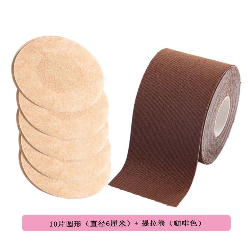 image-Invisible Elastic Breast Lift Stickers, 10cm*5m Nylon, Breathable