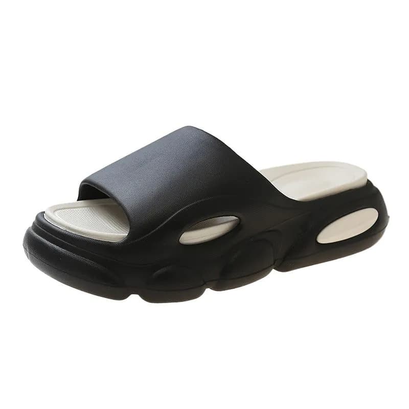 image-High-heeled couple sandals and slippers for women summer outdoor casual sports fashion internet celebrity comfortable soft bottom thick bottom beach