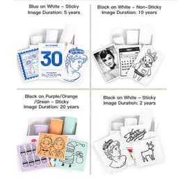 image-Phomemo 50mm Thermal Paper Stickers - 3 Rolls