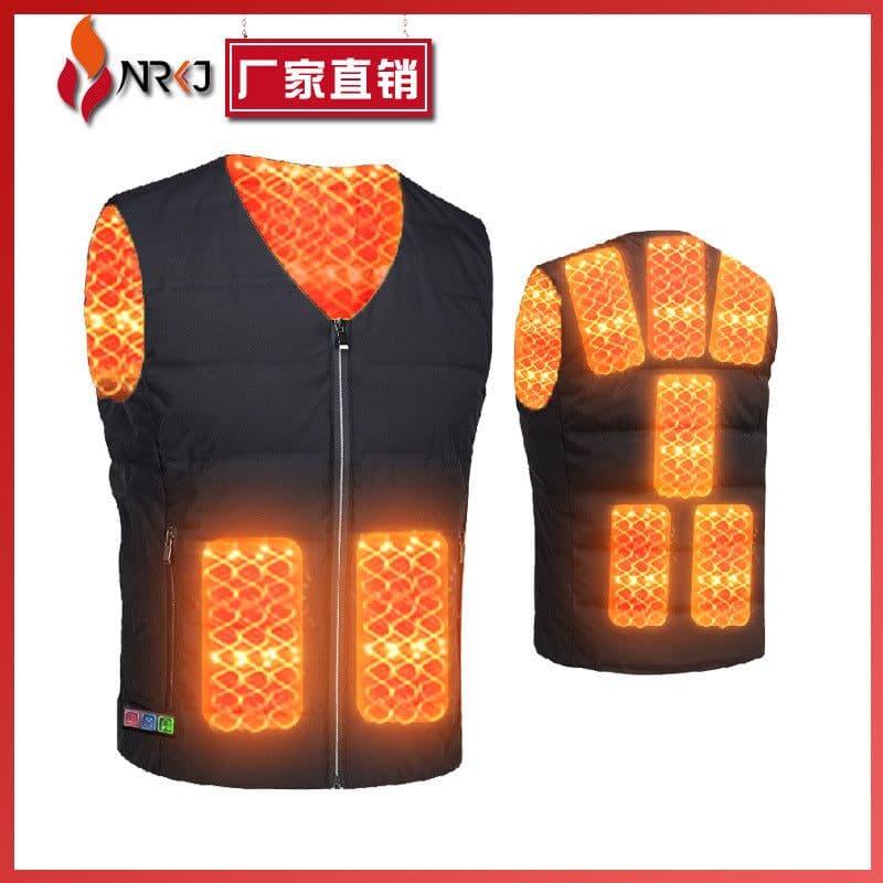 image-Warm Velvet Three-Speed Heating Vest - Men's Polar Fleece, XXXL