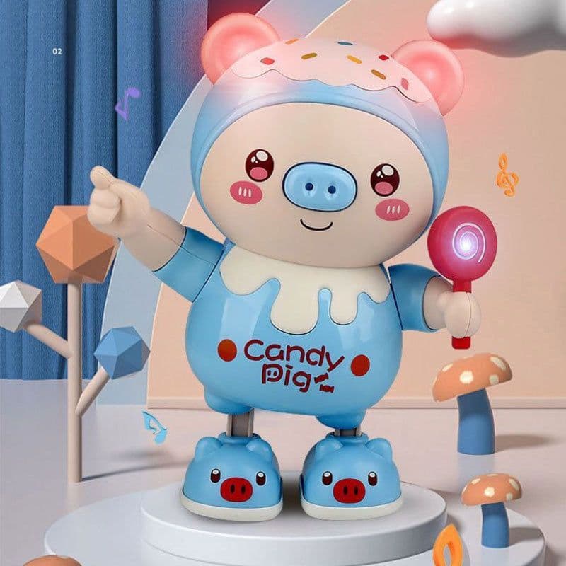 image-Texi Talking Dancing Robot Duck Toy for Kids - Blue