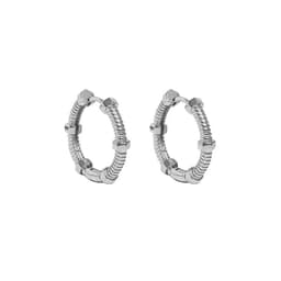 image-Sterling Silver Minimalist Hexagonal Earrings - 925 S925 Jewelry for Women