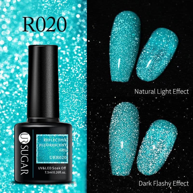 image-Fluorescent Reflective Manicure Gel - UR 2022 Phototherapy Jelly 7.5ml