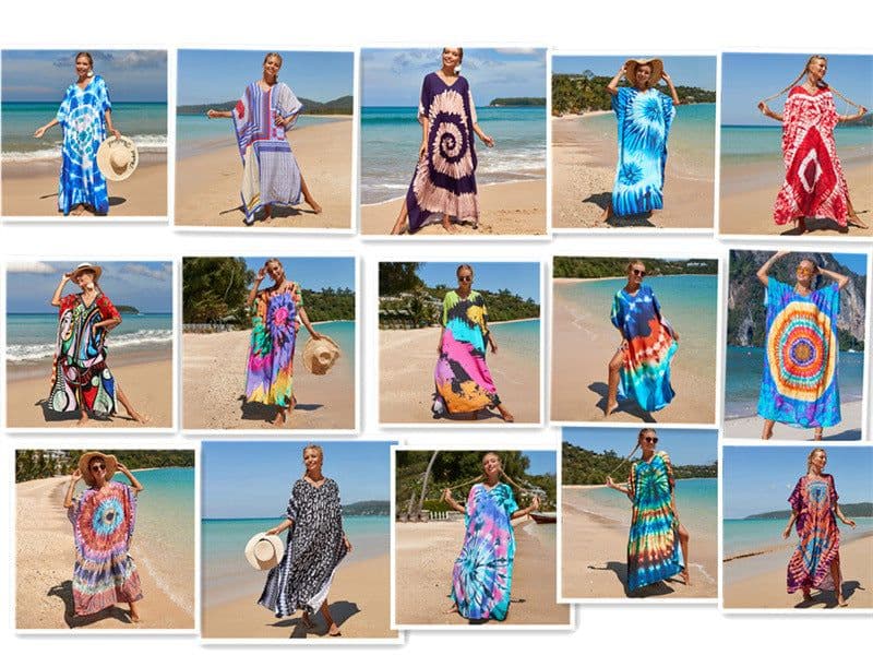 image-LH621 European and American beach blouse cotton skirt