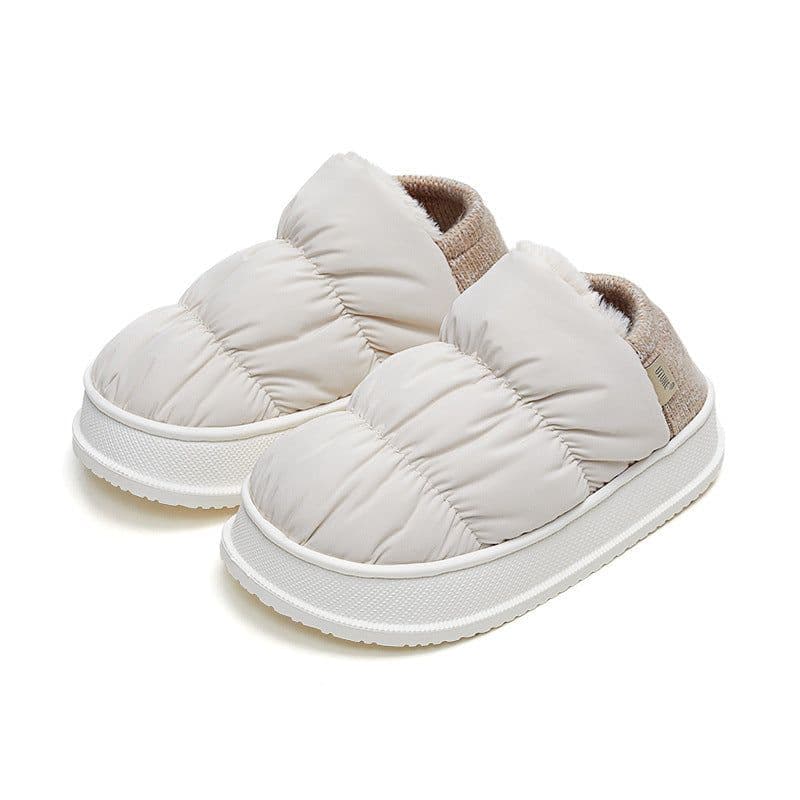 image-Youtun Thick-soled Cotton Slippers Non-slip Winter Indoor Shoes