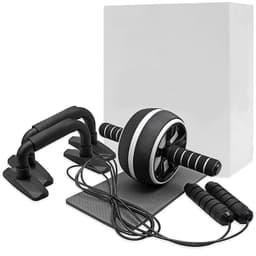 image-LEATOU Ab Wheel 7-Piece Indoor Fitness Equipment Set - LT-TZ32