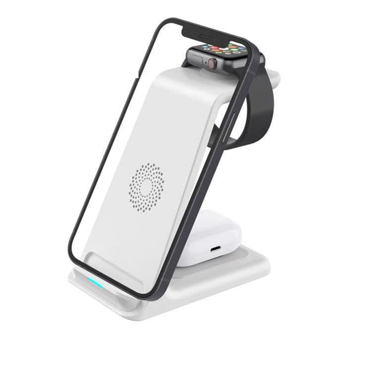 image-3 in 1 Wireless Charger 15W for Apple, Samsung, Headphones