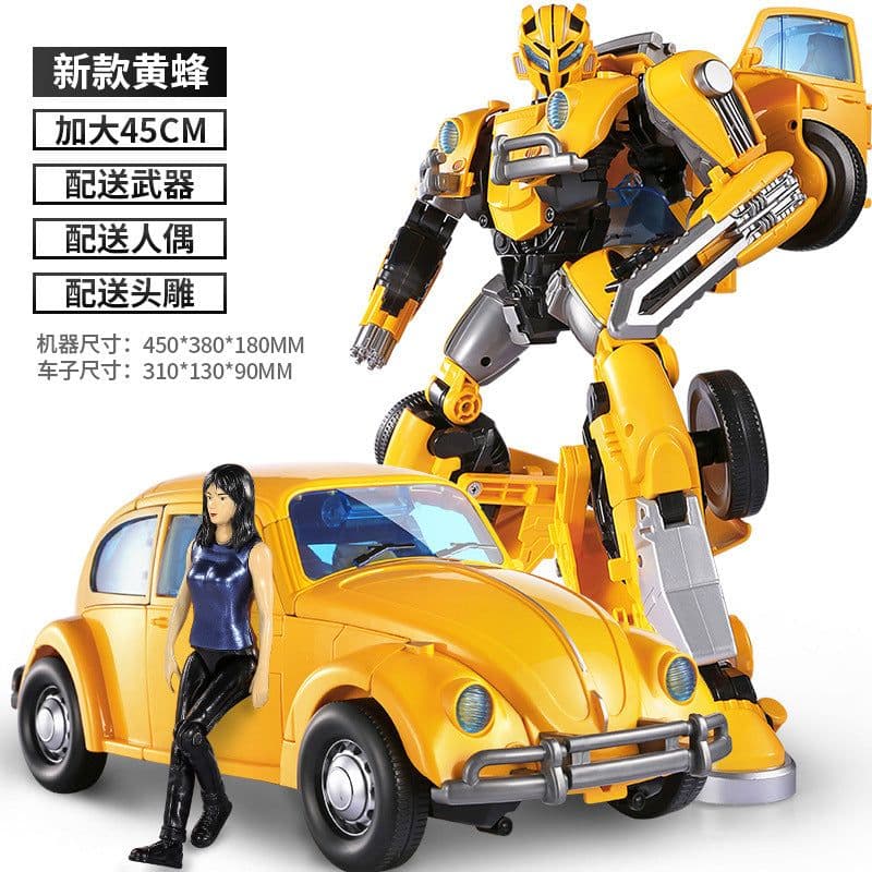 image-King Kong Robot Toy Car - Genuine Alloy Figure - Dinosaur, Wasp, Steel Cable - 25cm
