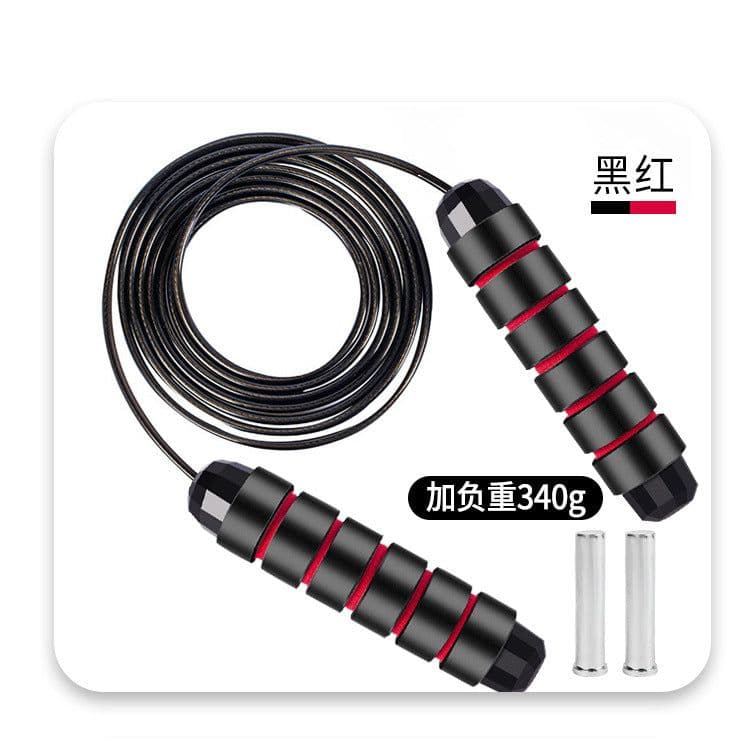 image-Zhefen Fitness Skipping Rope - 2.8m Steel Wire, PP Material, Kids, Fat Loss