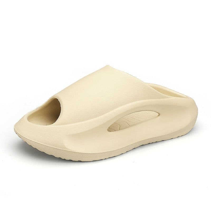 image-Shit feeling slippers men's summer outdoor wear trend non-slip outdoor sports soft bottom beach shoes slippers men's sandals