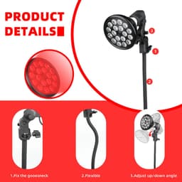 image-Subrey SR-54WB PAR38 54W Red Light Therapy Lamp