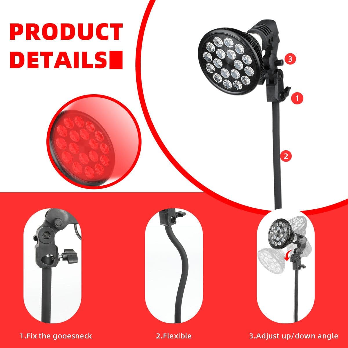image-Subrey SR-54WB PAR38 54W Red Light Therapy Lamp