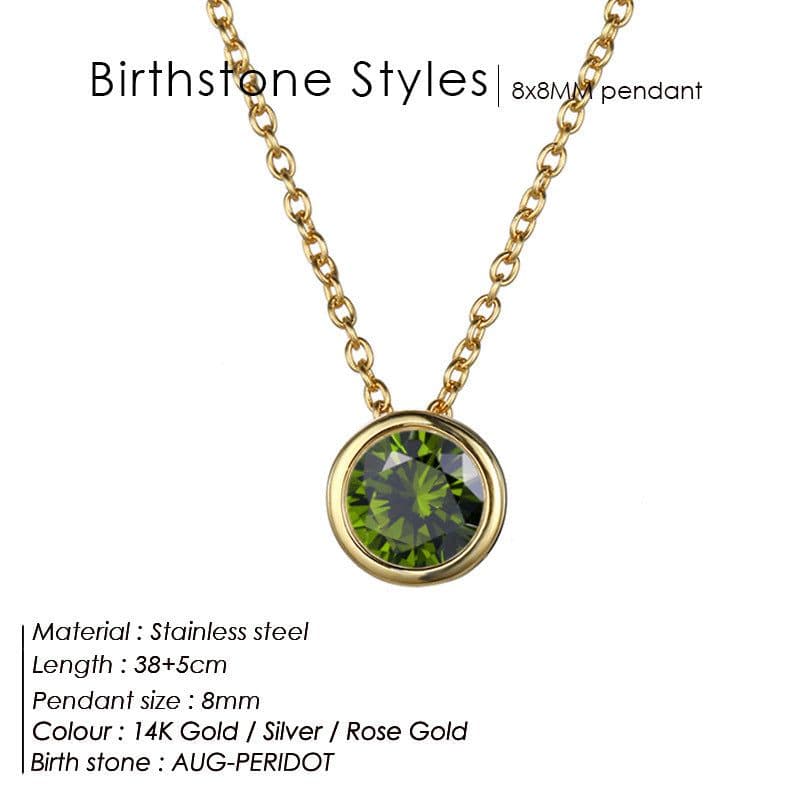 image-E-Manco Light Yellow Titanium Steel Necklace - Rose Gold Stainless Steel Cross Chain