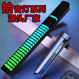image-RGB Voice-Activated LED Strip Lamp 17-Key App Control Modern Design